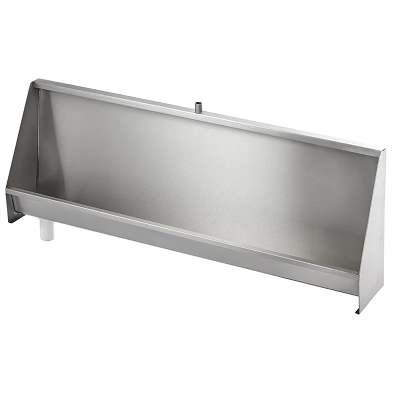 Stainless Steel Trough Urinals Up to 2400mm Long