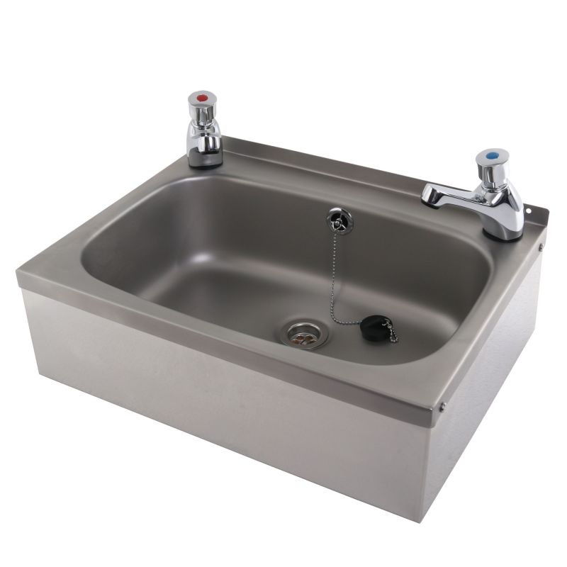 Wall Mounted Wash Basin with Apron Support