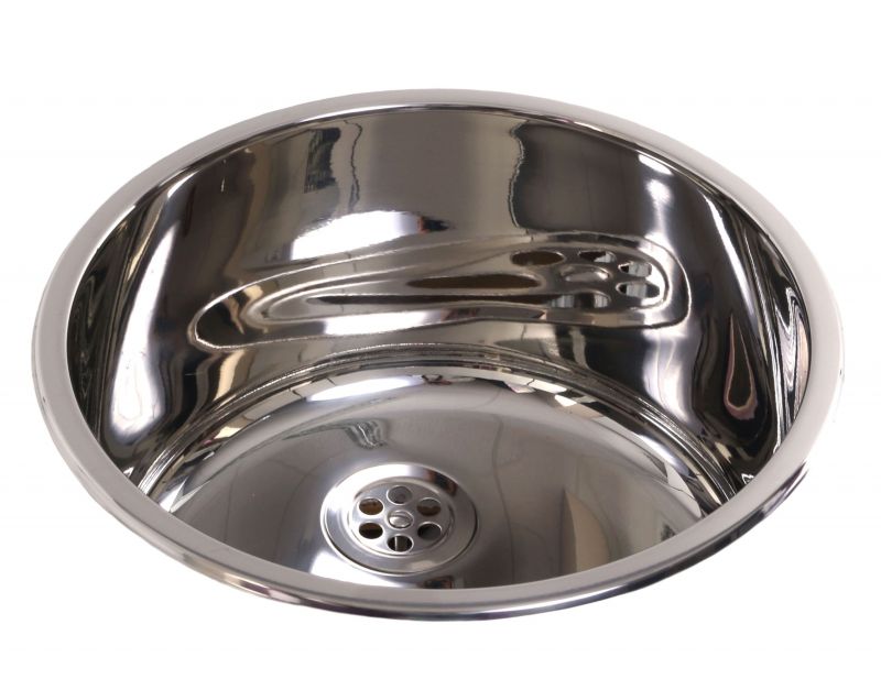 Inset Small Round Dental Sink