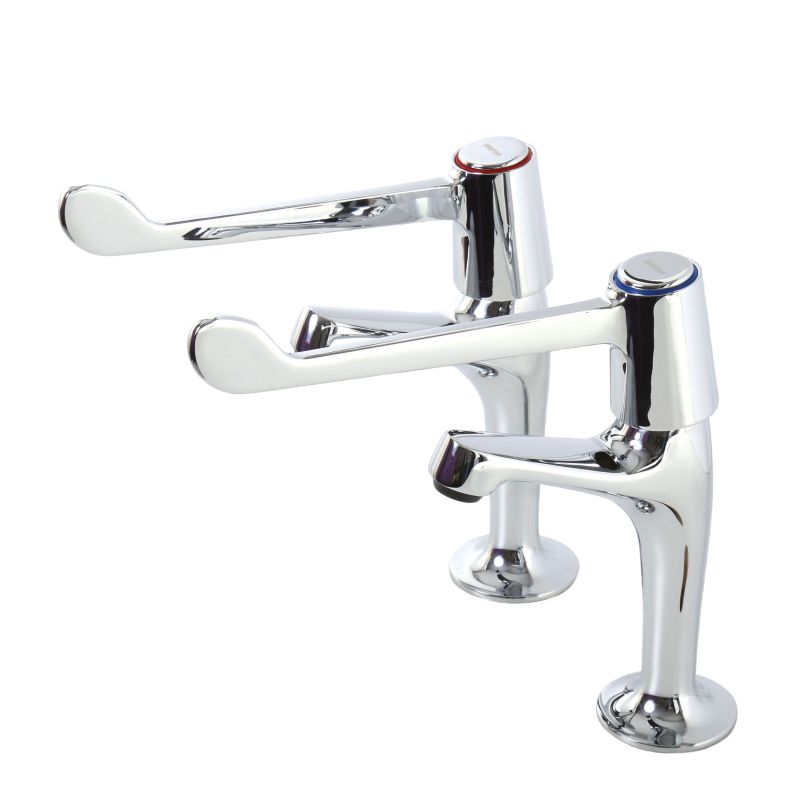 High Neck 6 Inch Lever Operated Sink Taps