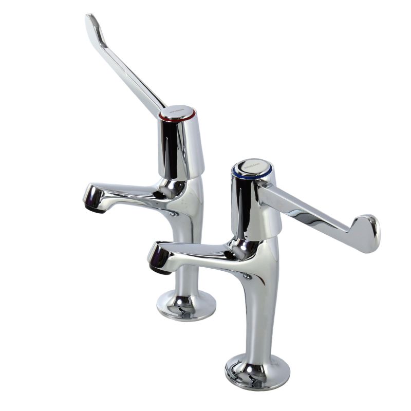 High Neck 6 Inch Lever Operated Sink Taps
