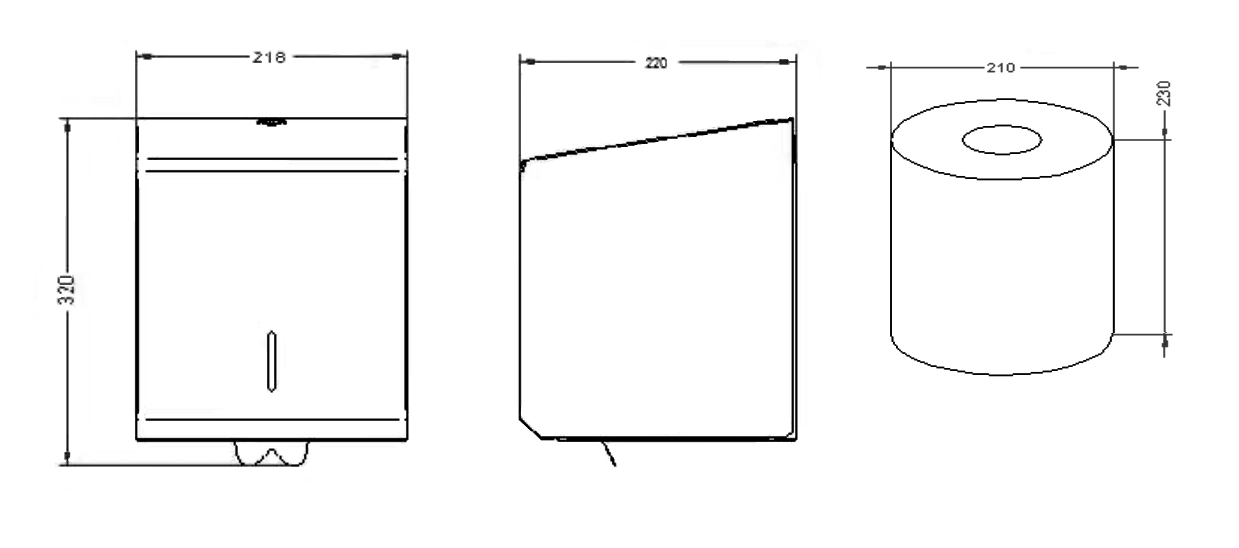 Centre Feed Paper Towel Dispenser