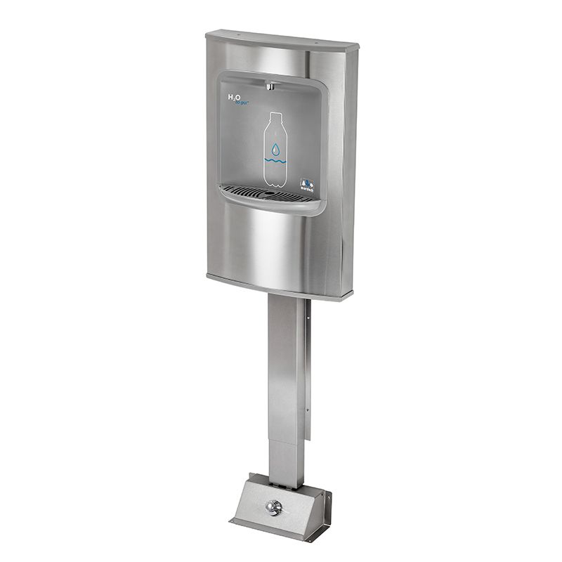Foot Operated Wall Mounted Bottle Filling Station