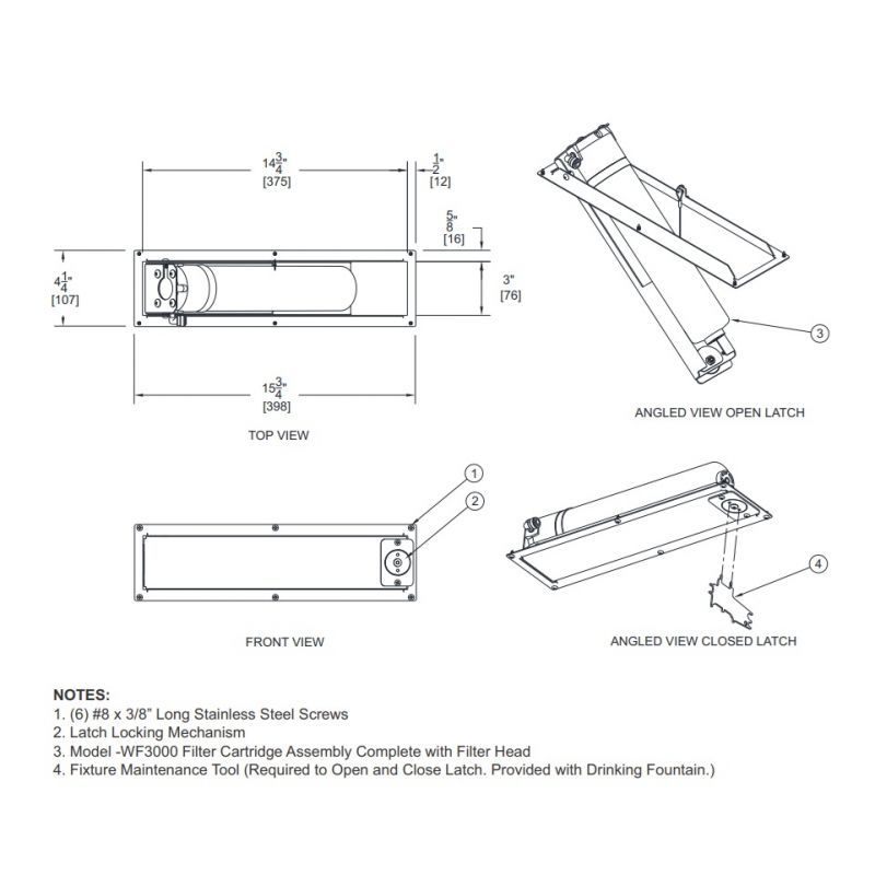 Easy Change Water Filter Panel Easy Change Water Filter Panel