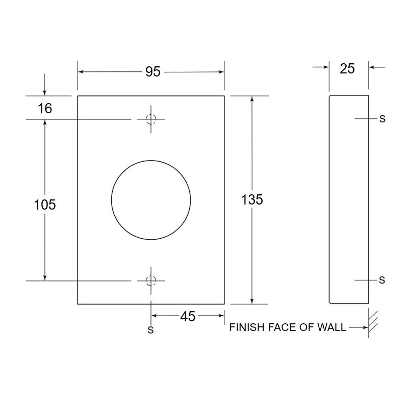 Bobrick Wall Mounted Sanitary Bag Dispenser