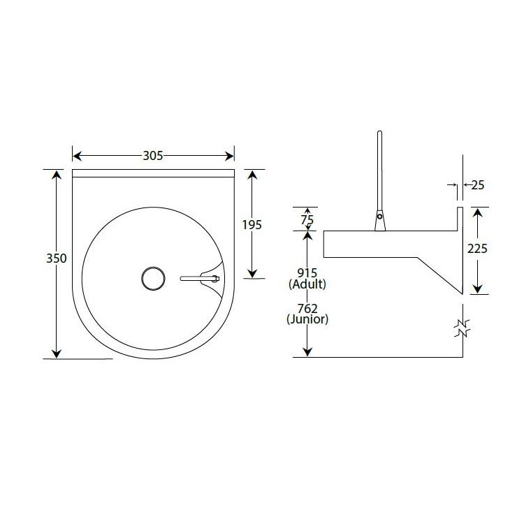 Wall Mounted Bottle Filling Fountain