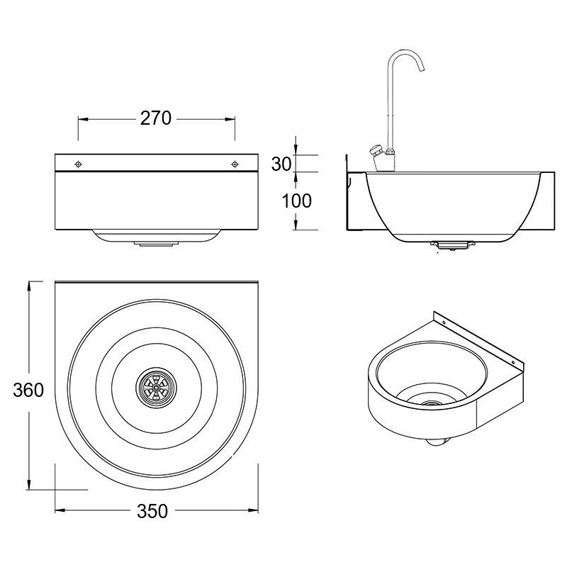 Stainless Steel Bottle Filling Fountain