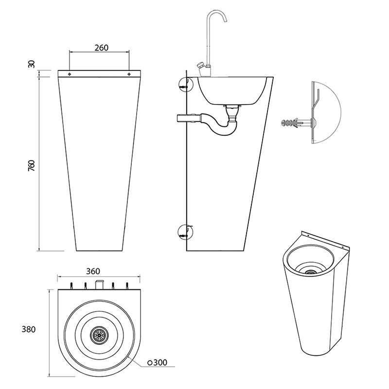 Stainless Steel Junior Bottle Filling Fountain