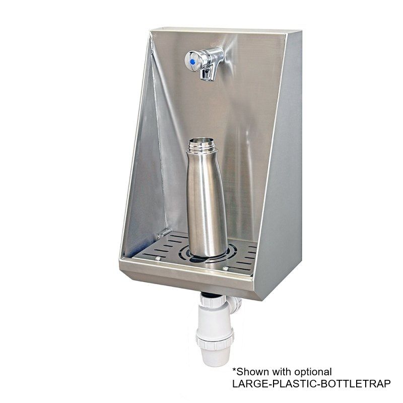 Wall Mounted Bottle Filling Trough - Single Wall Mounted Bottle Filling Trough - Single