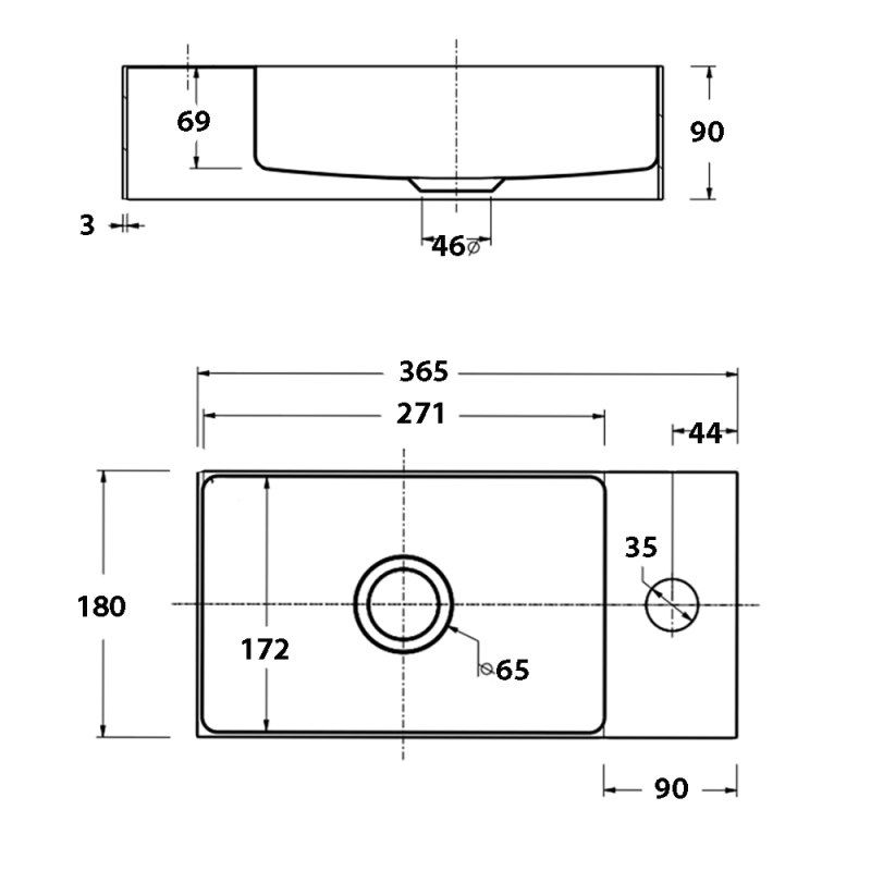Compact Bottle Filler Wall Mounted