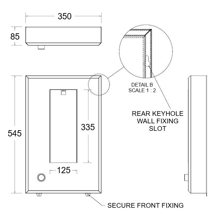 Surface Mounted Bottle Filling Station