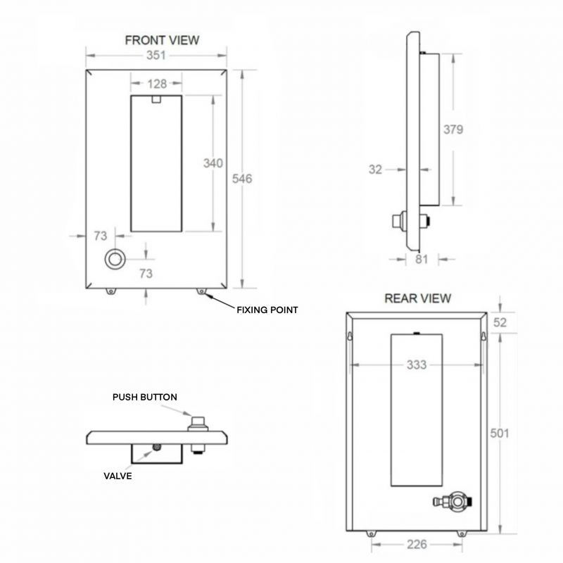 Recessed Bottle Filler