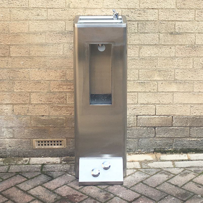 Drinking Fountain & Bottle Filler - Foot Operated