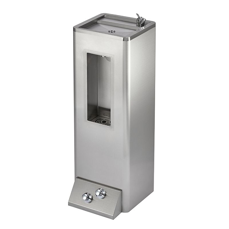 Drinking Fountain & Bottle Filler - Foot Operated