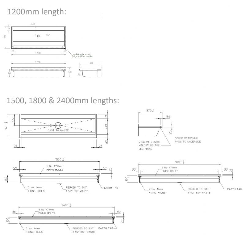 Wall Mounted Bottle Filling Trough Wall Mounted Bottle Filling Trough