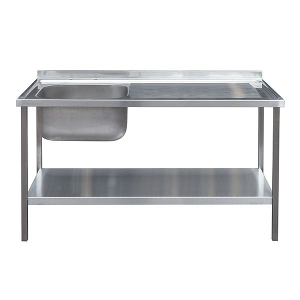 CATERING SINK - SINGLE BOWL, SINGLE DRAINER, 1200 x 650MM