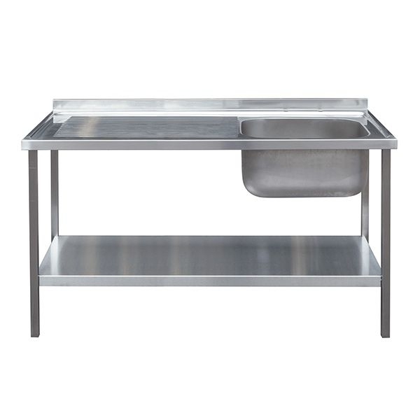 CATERING SINK - SINGLE BOWL, SINGLE DRAINER, 1200 x 650MM