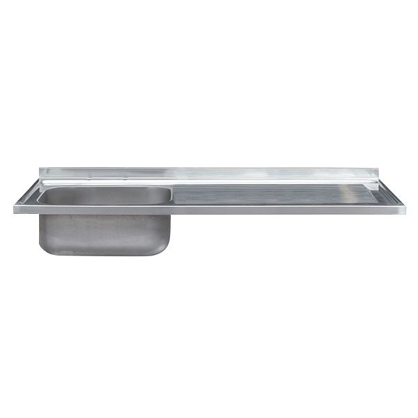 CATERING SINK TOP SINGLE BOWL SINGLE DRAINER, 1500 x 650MM