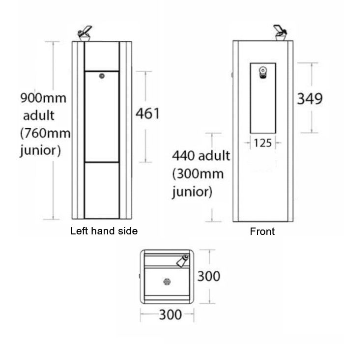 Junior Height Drinking & Bottle Filling Station Junior Height Drinking & Bottle Filling Station