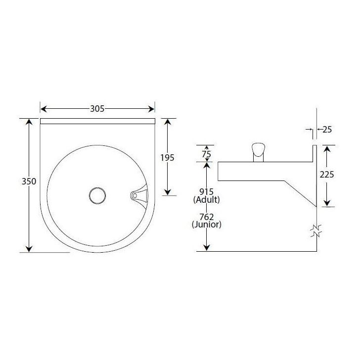Foot Pedal Operated Drinking Fountain Foot Pedal Operated Drinking Fountain