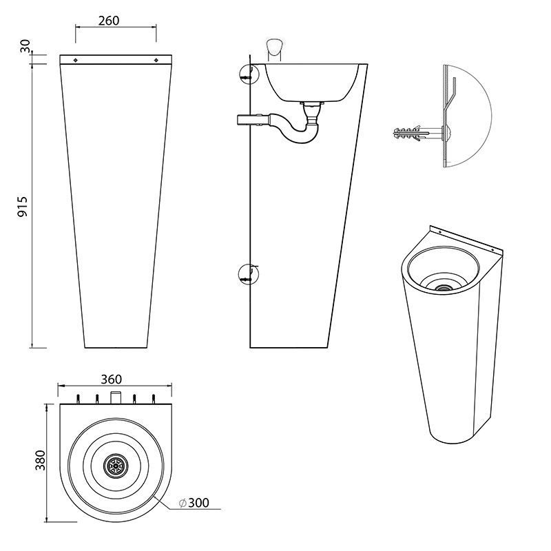 Stainless Steel Adult Drinking Fountain