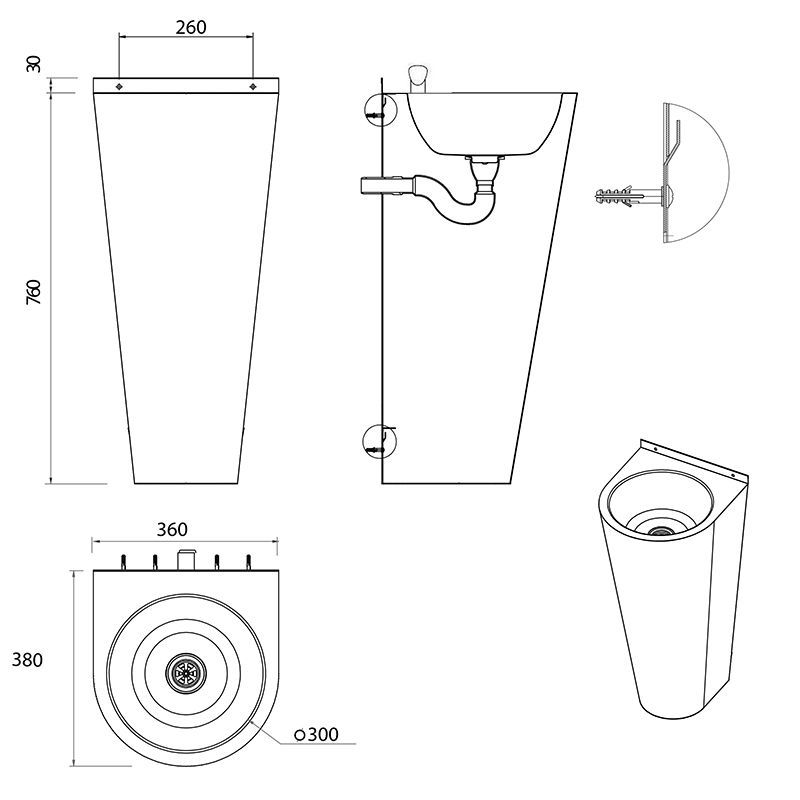 Stainless Steel Junior Drinking Fountain