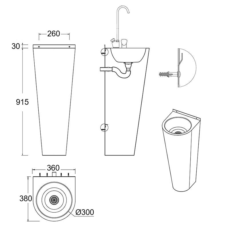 Stainless Steel Adult Drinking Fountain & Bottle Filler