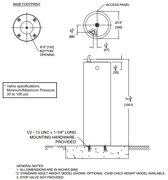 Murdock Outdoor Drinking Fountain