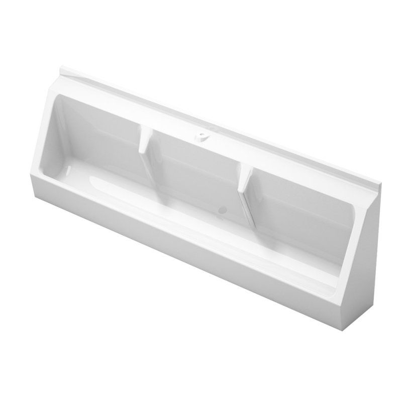 Waterless GRP Wall Mounted Trough Urinal