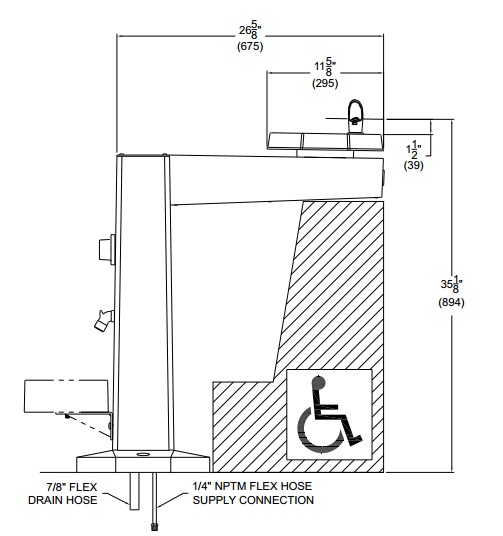 Architectural Octagonal Pedestal Outdoor Drinking Fountain