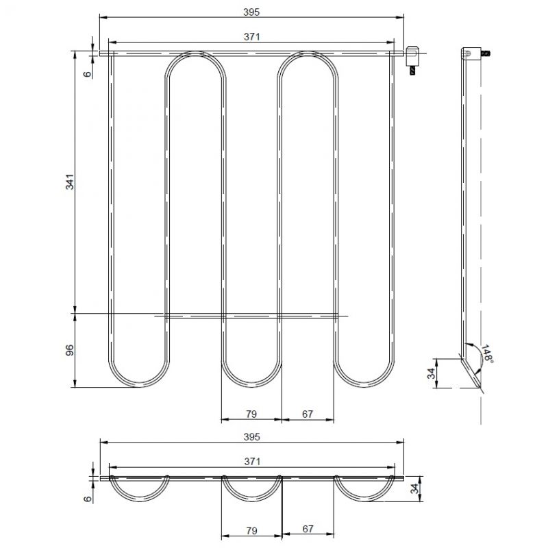 Hinged Grid for Sluice Sinks Hinged Grid for Sluice Sinks