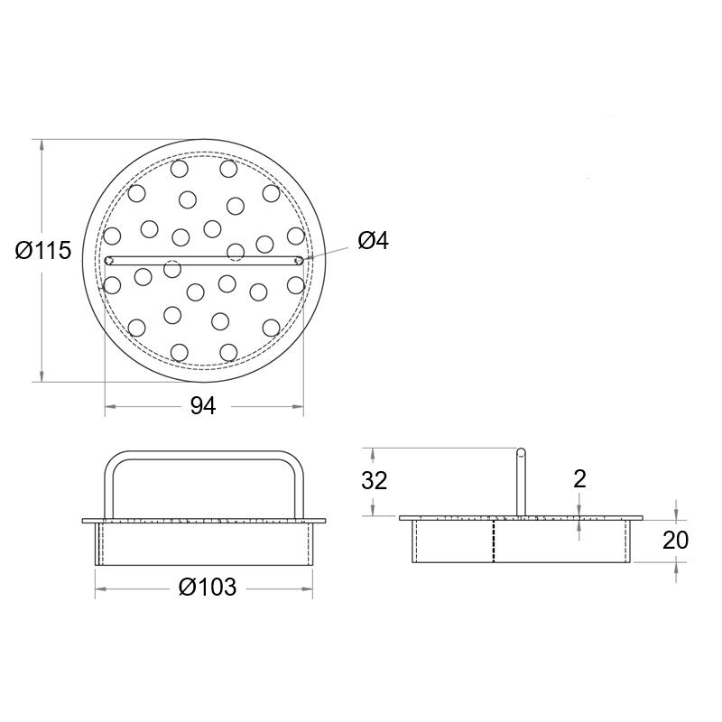 Sluice Sink Strainer