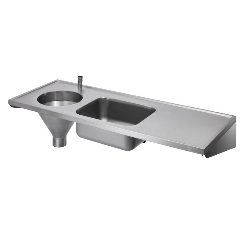 Sluice Sink with Sink and Plain Top