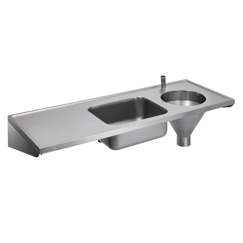 Sluice Sink with Sink and Plain Top