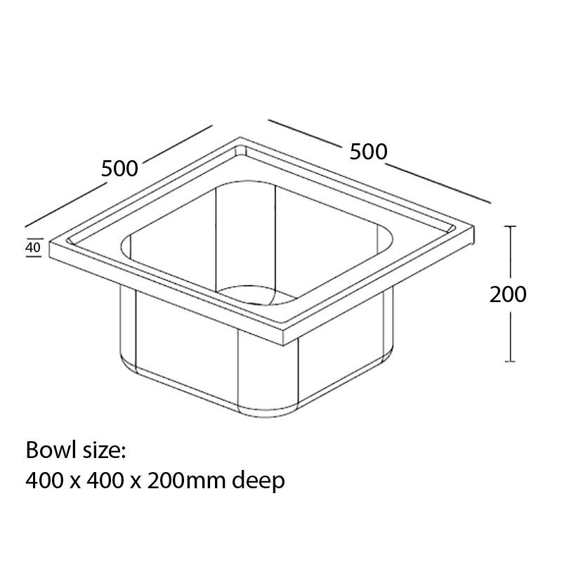 single bowl sink for hospitals