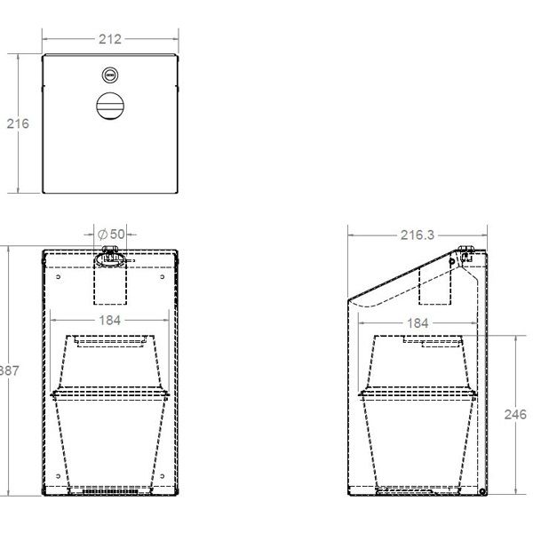 Sharps Box Stainless Steel