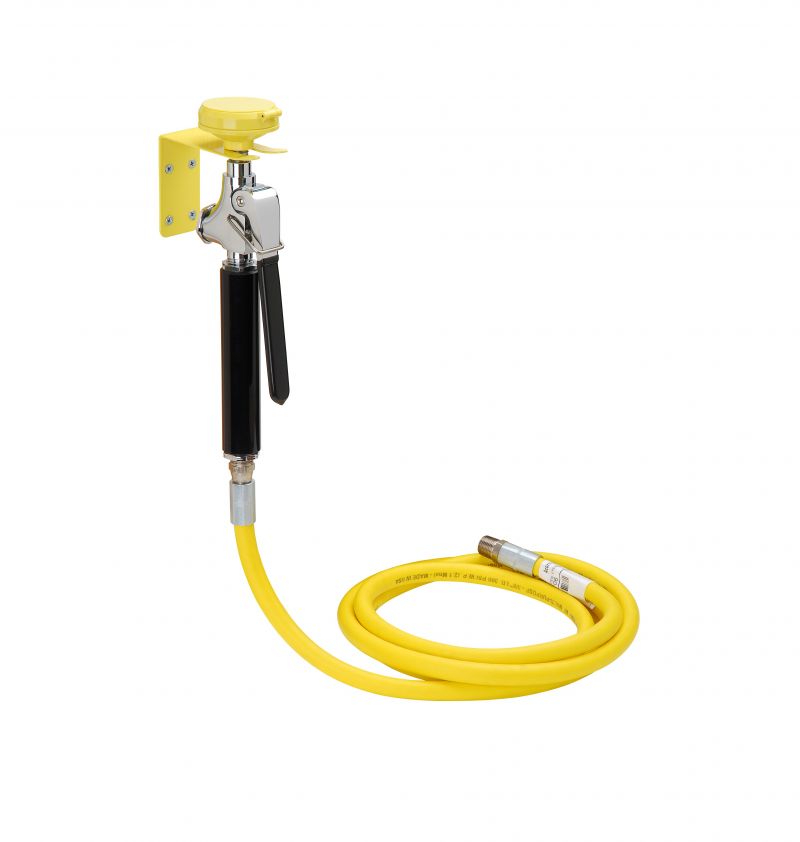 Stay Open Drench Hose - Wall Mounted