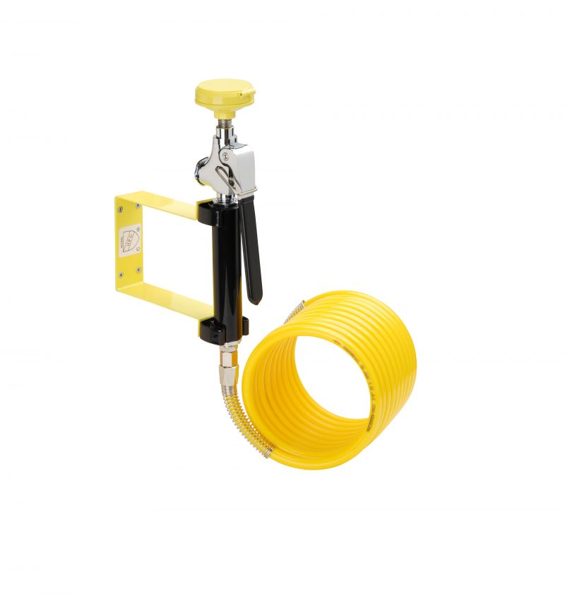 Stay Open Drench Hose - Wall Mounted
