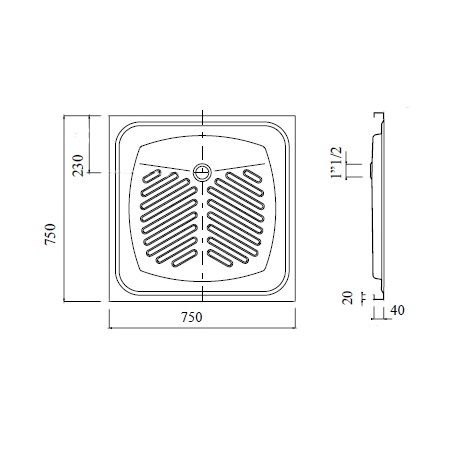 Recessed Shower Tray 