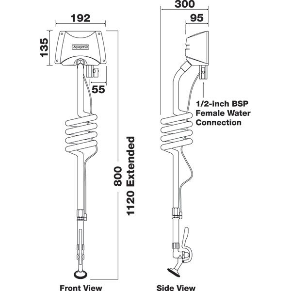 Wall Mounted Pre Rinse Catering Tap