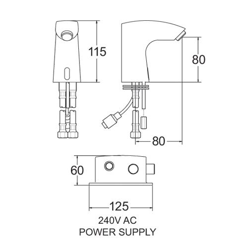 Deck Mounted Sensor Tap