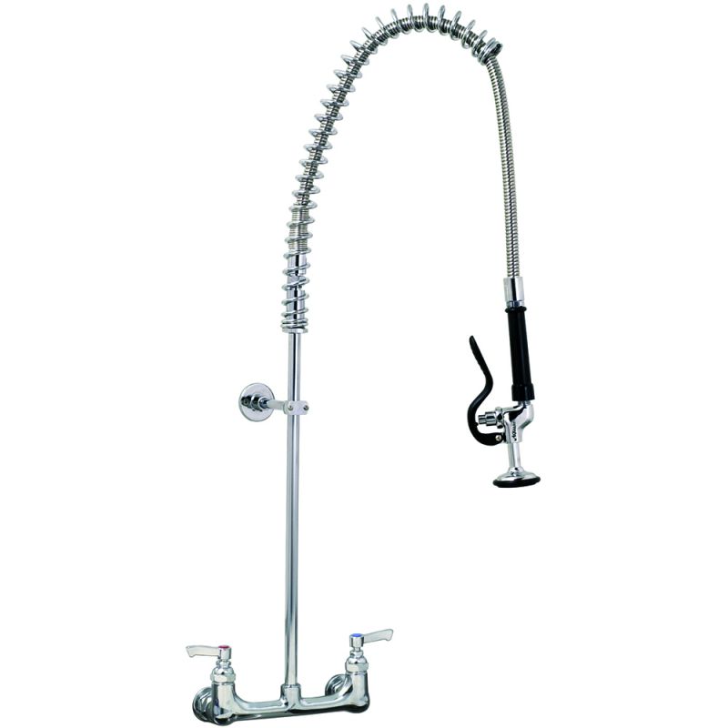 Wall Mounted Pre Rinse Twin Catering Tap Wall Mounted Pre Rinse Twin Catering Tap