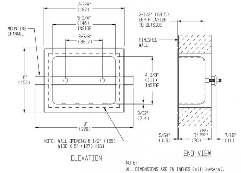 Stainless Steel Recessed Soap Dish