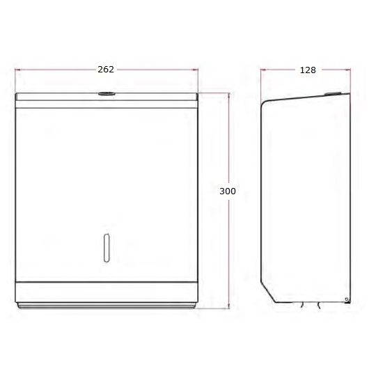 Graphite Grey Hand Towel Dispenser