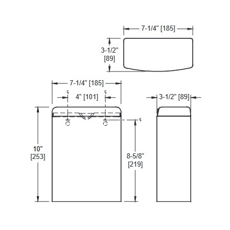 sanitary towel waste bin