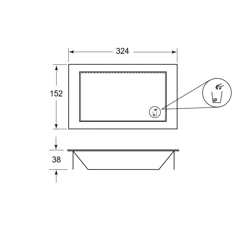 Countertop Waste Door 