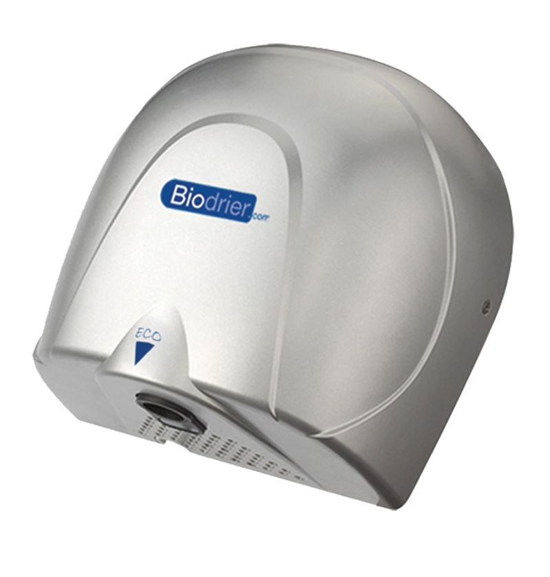 Biodrier Eco High Speed Hand Dryer, Silver