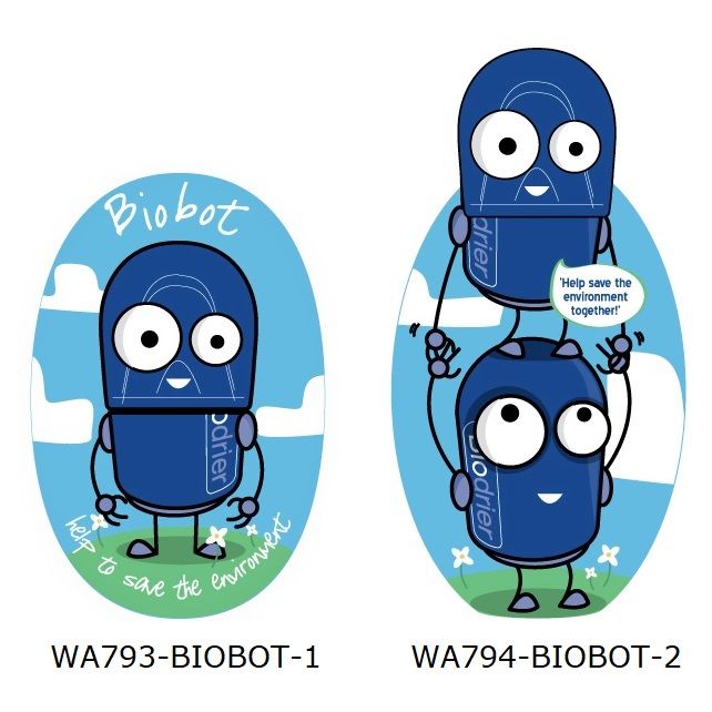 Biodrier BioBot Children's Hand Dryer, Design 2