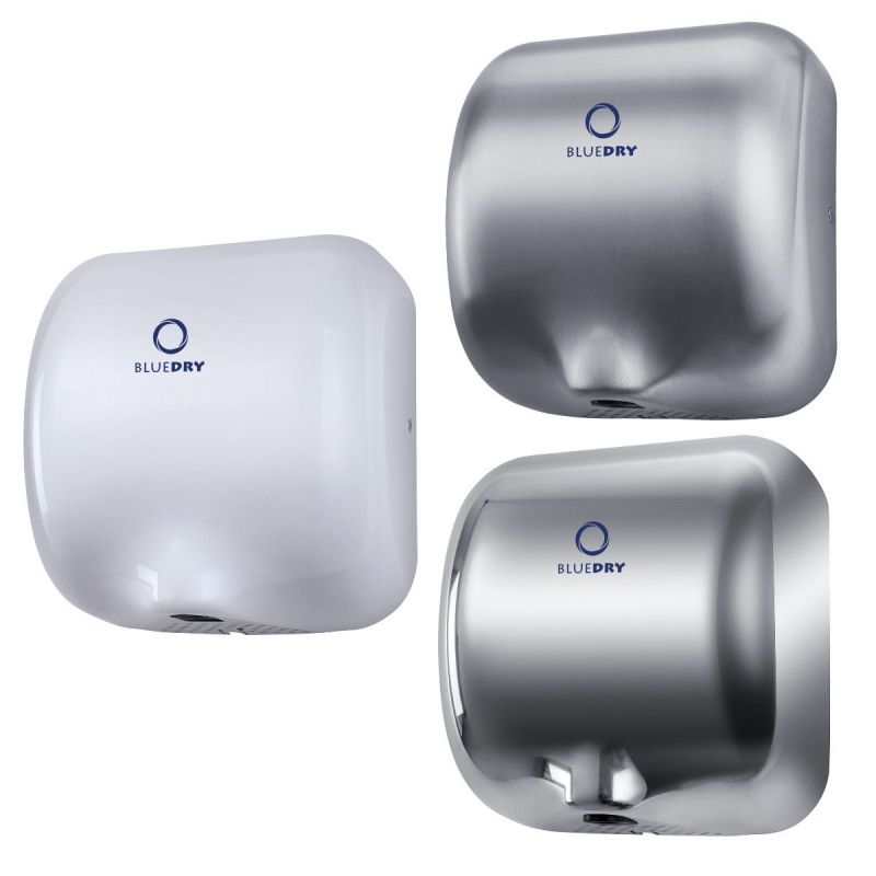Blue Dry Eco Dry Hand Dryer, Brushed Stainless Steel