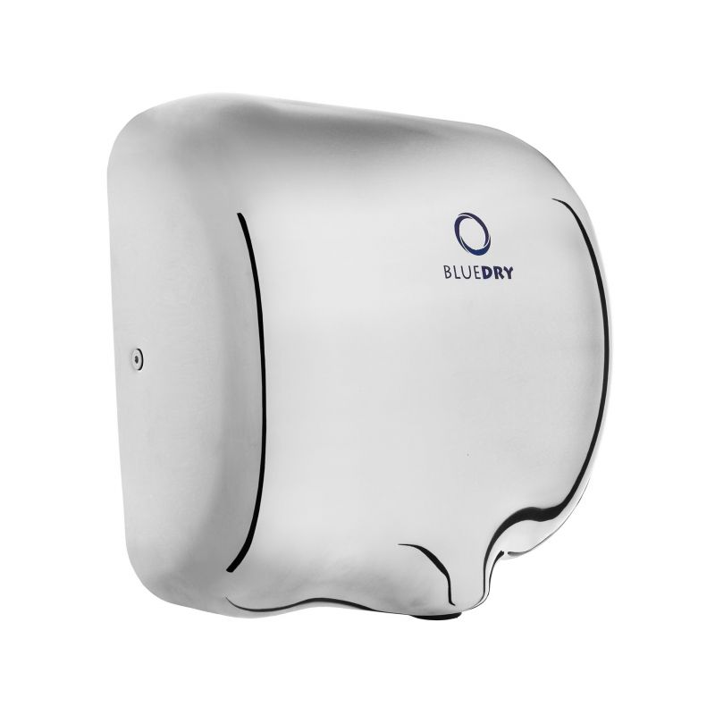 Blue Dry Eco Dry Hand Dryer, Polished Stainless Steel